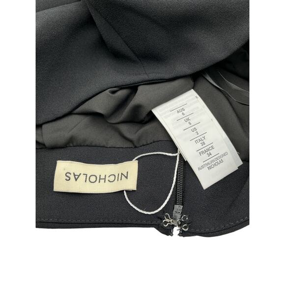 Nicholas 'Ayada' Black Polyester Skirt Size 2 - Picture 4 of 4